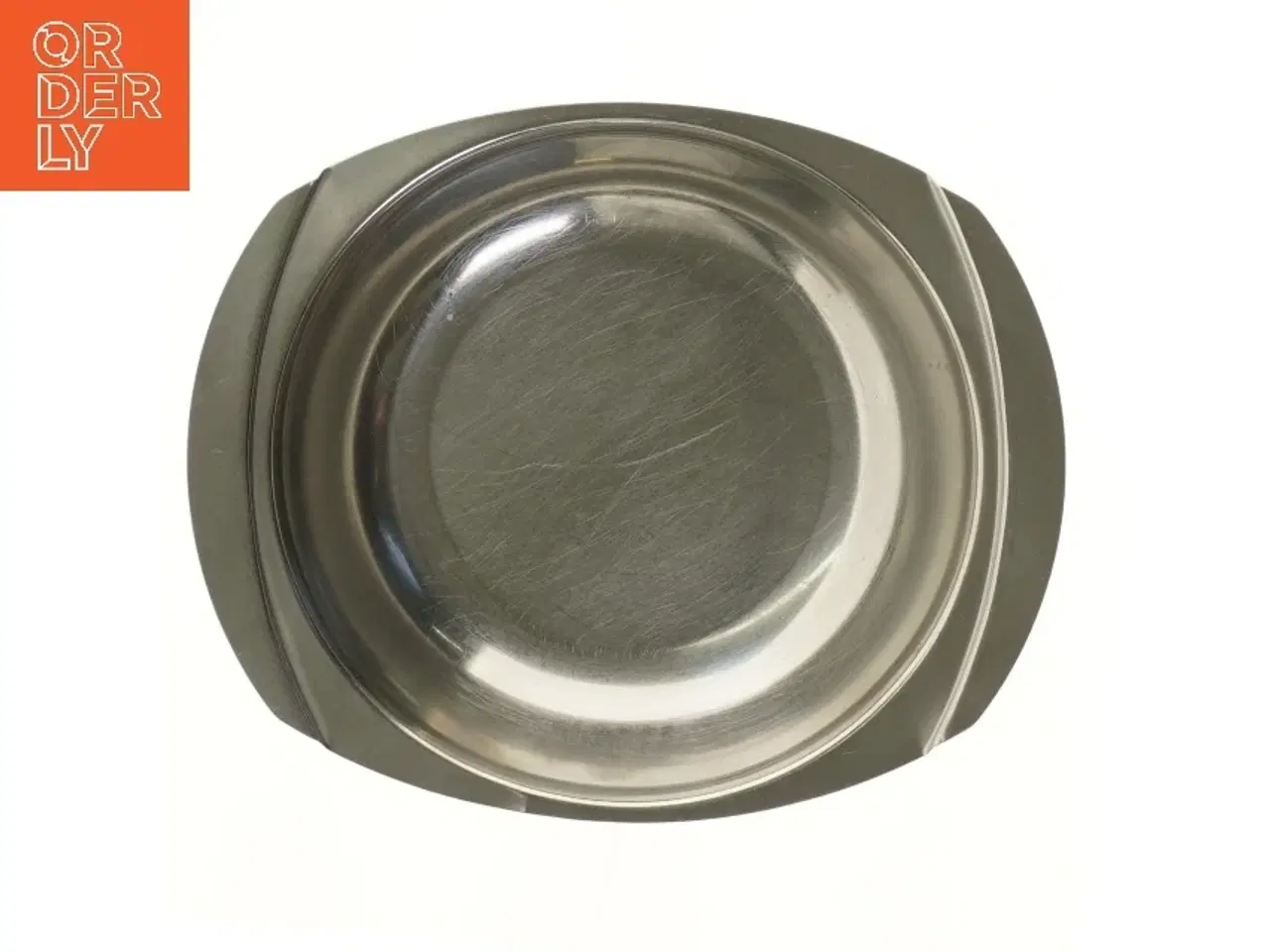 Billede 2 - Rustfri stålfad med håndtag (str. 19,5x23,5 cm)