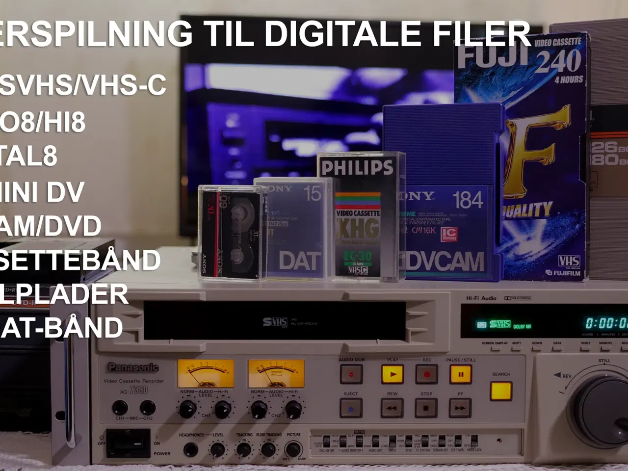 Billede 1 - Fra VHS til Betamax så klare jeg den strax...