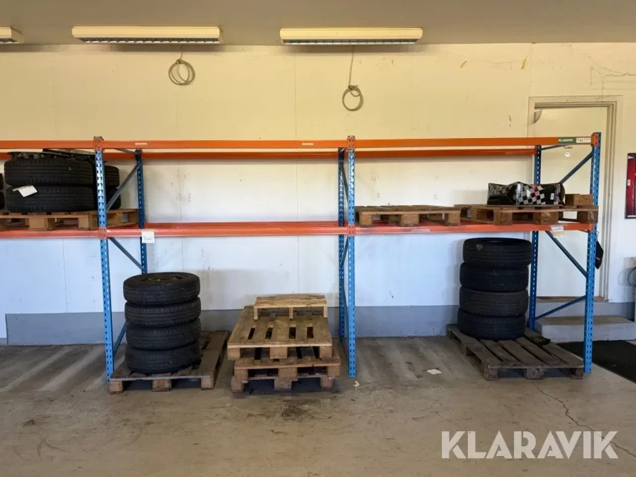 Billede 3 - Pallereol 5 fag - 30 styk europaller medfølger