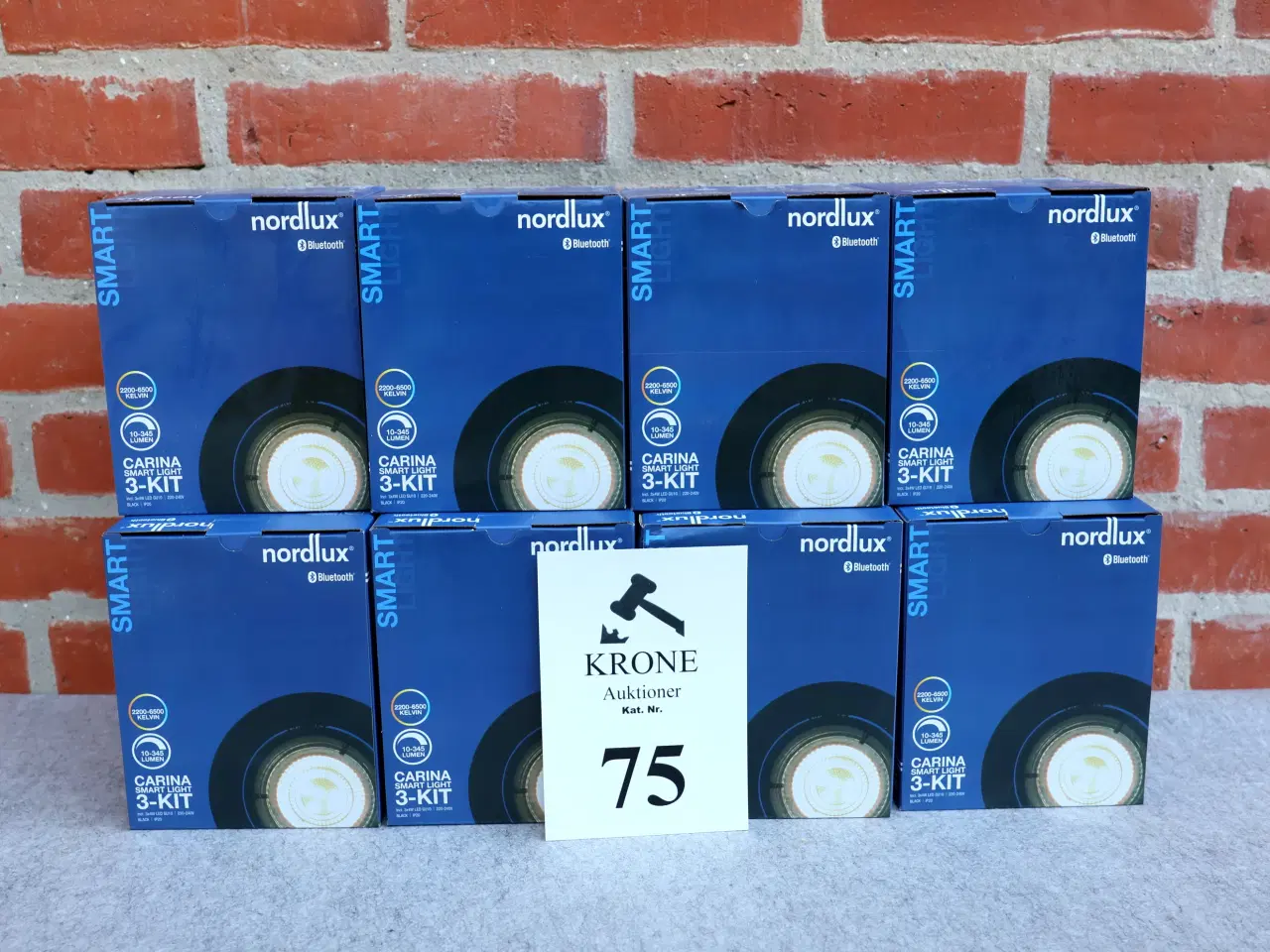 Billede 1 - 8 Pk Nordlux carina smart light 3-kit inkl led pæ