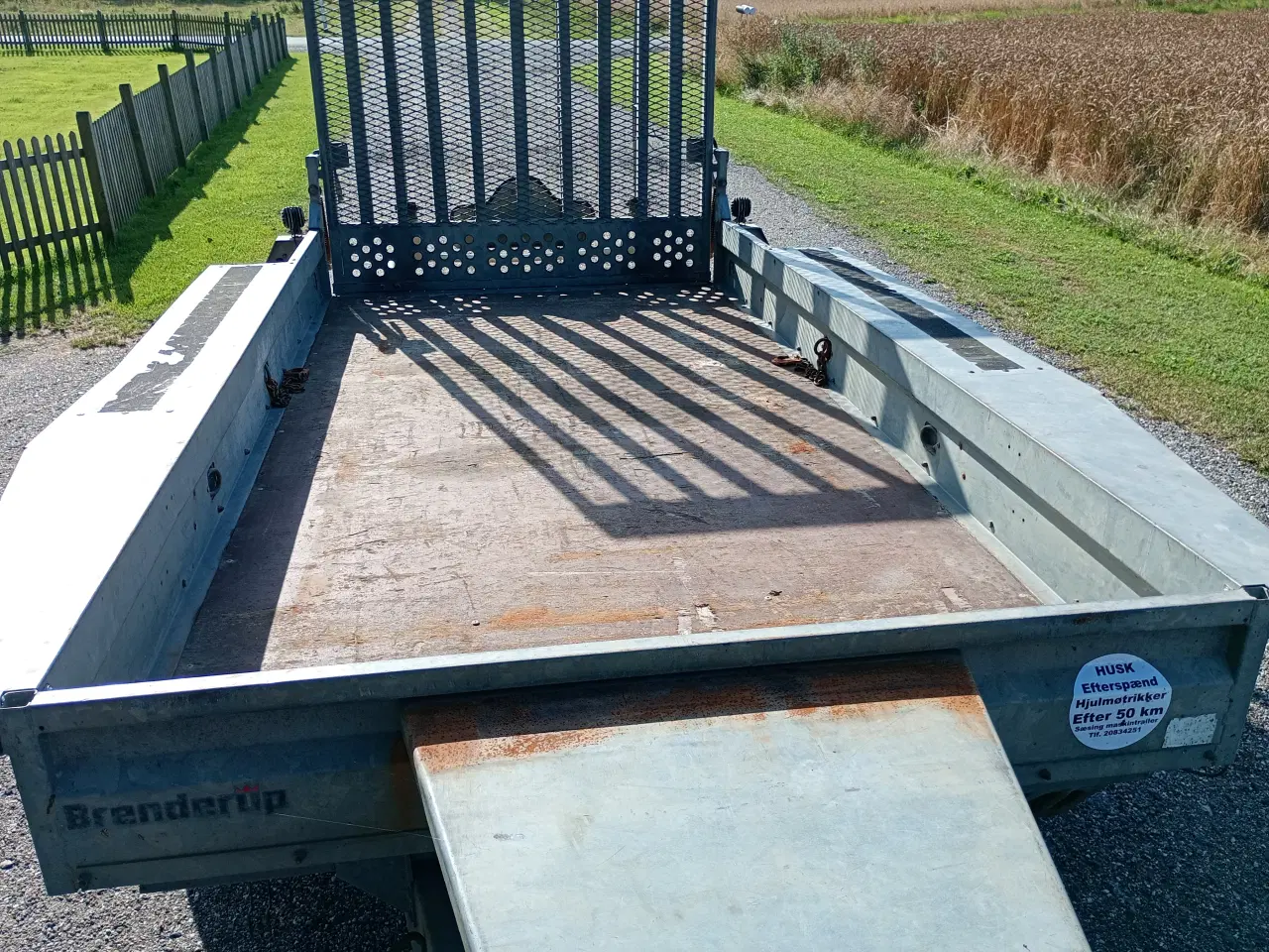 Billede 7 - Nysynet Brenderup B 26 Maskintrailer