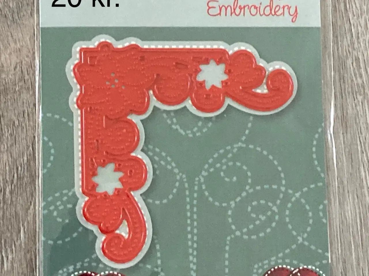 Billede 7 - 6 pakker cutting, embossing og embroidery stencils