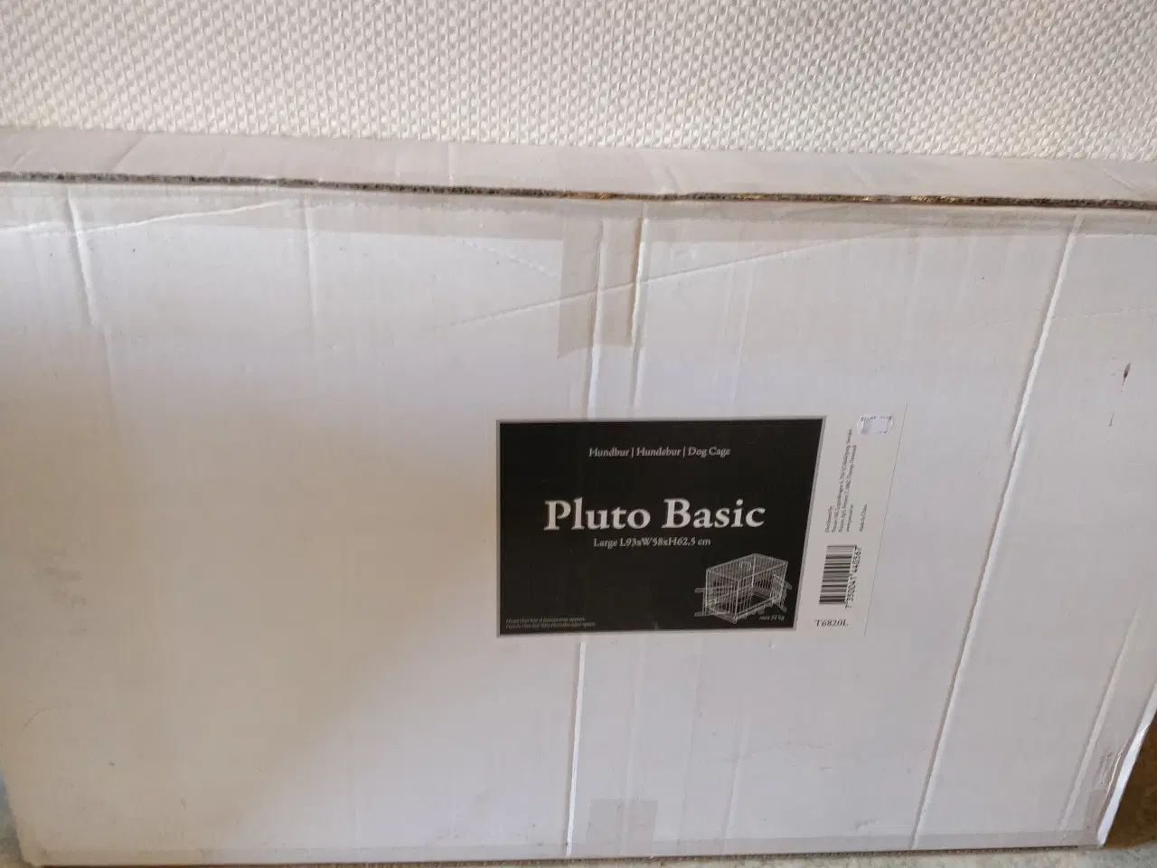 Billede 1 - Foldbart transportbur i sort metal