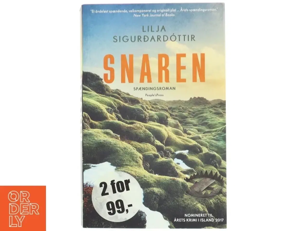 Billede 1 - Snaren : spændingsroman af Lilja Sigurðardóttir (f. 1972) (Bog)