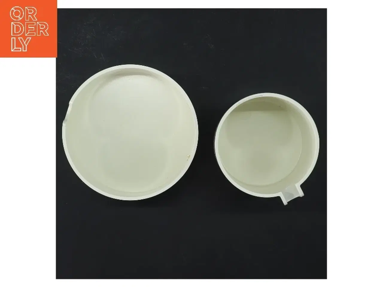 Billede 3 - Stelton opbevaringsbøtter fra Stelton (str. Ø 11 & 8 cm længde 6x10 cm) sukker og flødekande