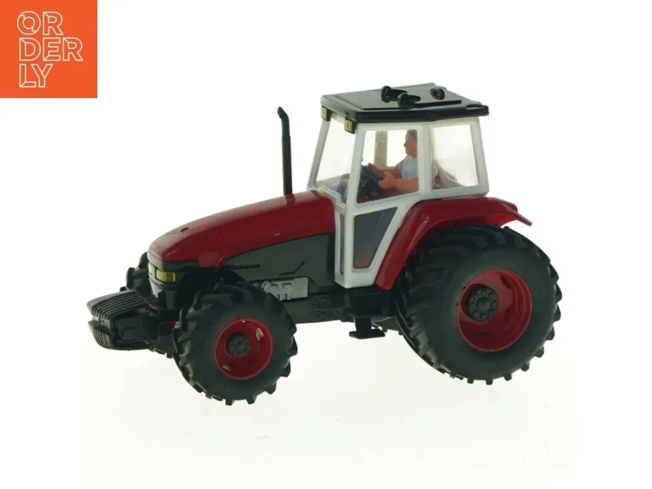 Billede 1 - Brugt legetøjstraktor med figur (str. 20 x 11,5 cm)