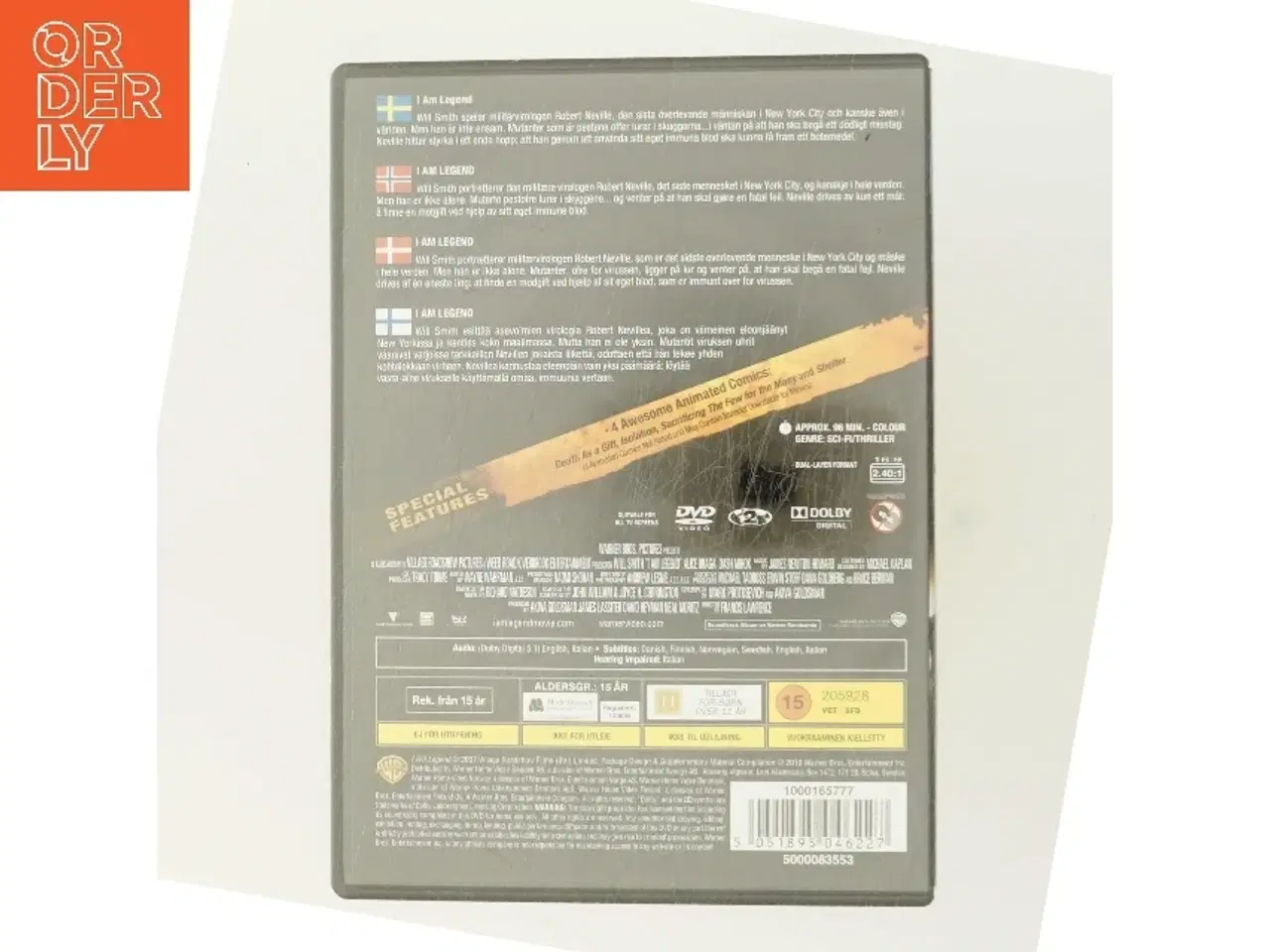 Billede 3 - I Am Legend med Will Smith (DVD)