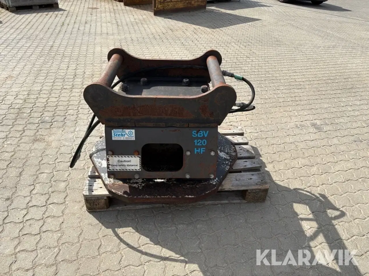 Billede 2 - Pladevibrator Stehr Sbv 120hf