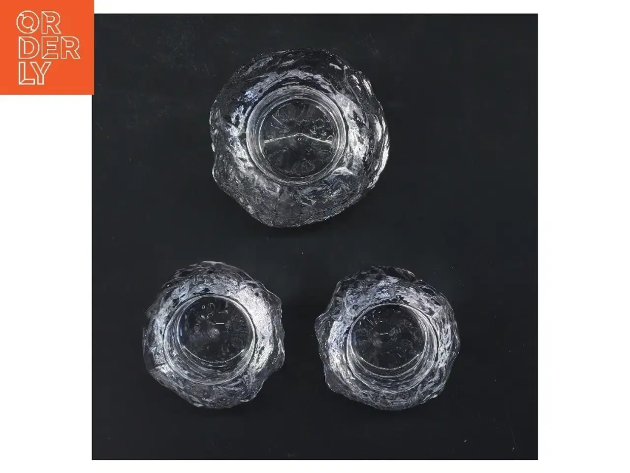 Billede 3 - Sæt med Kosta Boda lysestager fra Kosta Boda (str. 8 cm)