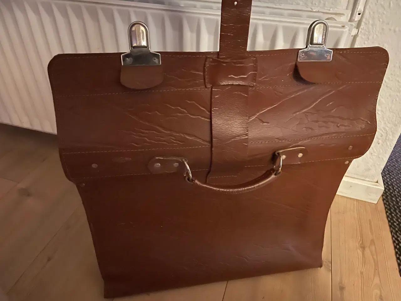 Billede 3 - Skoletaske retro læder 