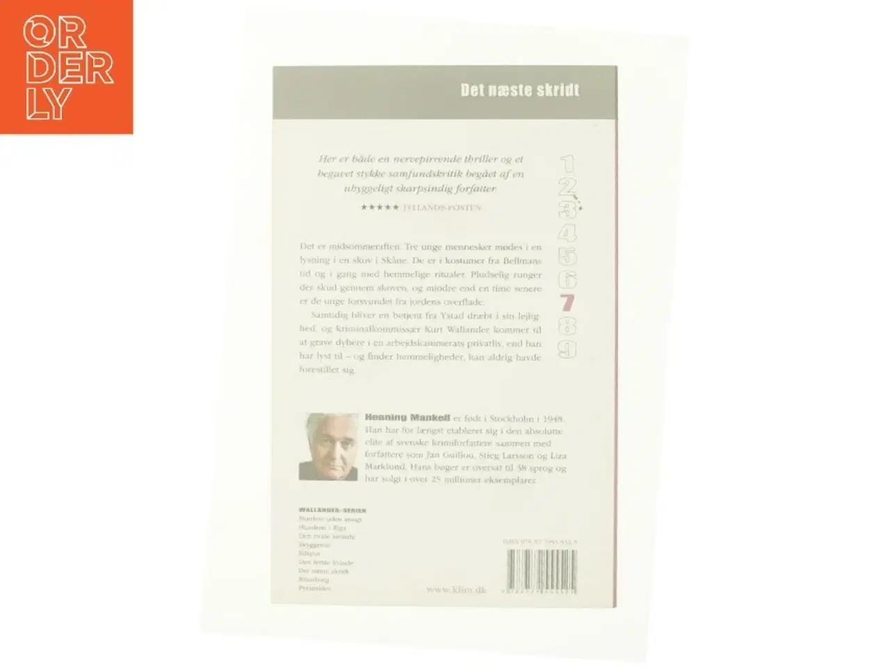 Billede 2 - Det næste skridt af Henning Mankell (Bog)