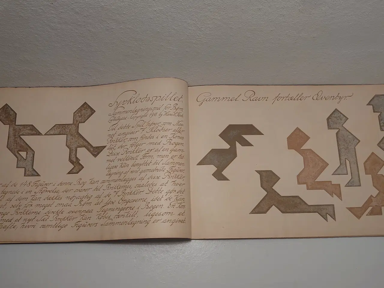 Billede 8 - H.Koch: Syvklodsspillet. Løsningsnøgle.1918.