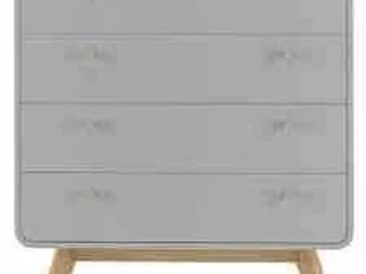 Billede 2 - Caitlin kommode med fire skuffer - grå