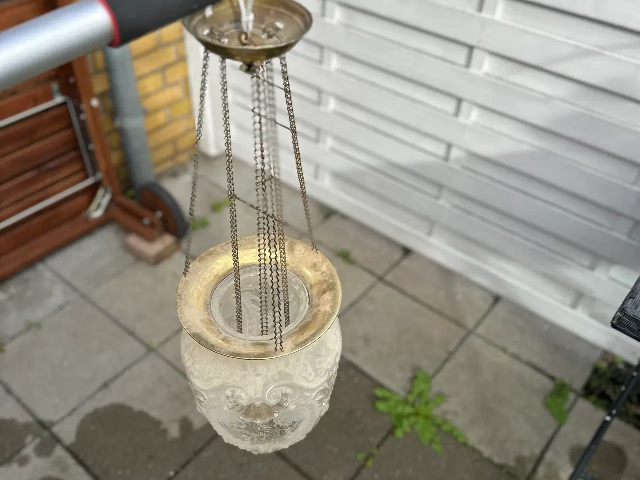 Billede 2 - Lampe loftslampe antik
