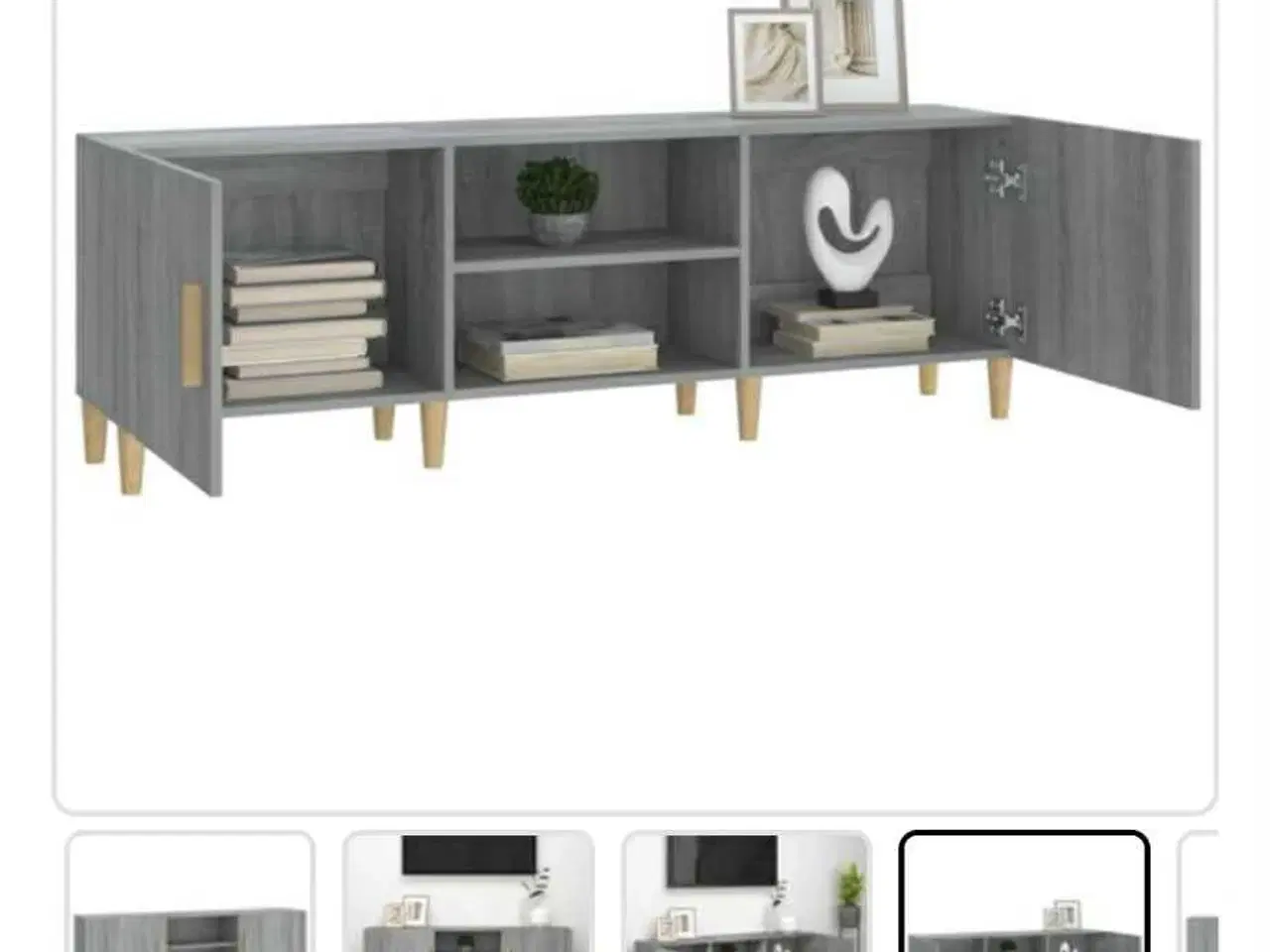 Billede 10 - Flot tv bord med 3 væg moduler