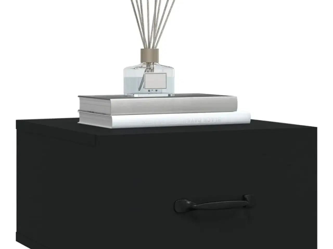 Billede 4 - Væghængte sengeborde 2 stk. 35x35x20 cm sort