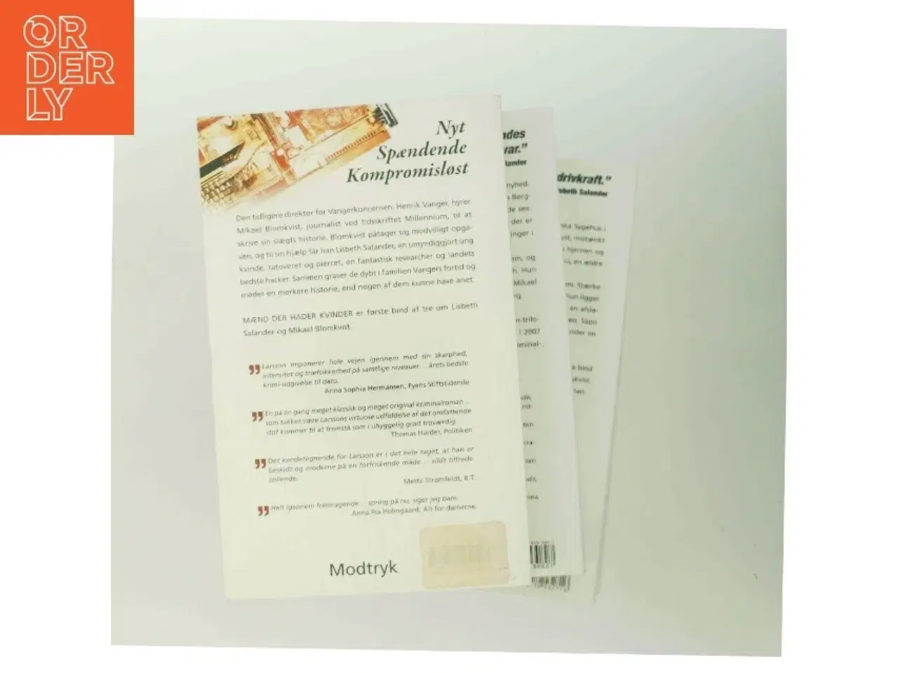 Billede 3 - Luftkastellet Der Blev Spraengt (af Stieg Larsson) [Imported] [Paperback] (Danish) (Millennium, 3. Bind) af Stieg Larsson (Bog)