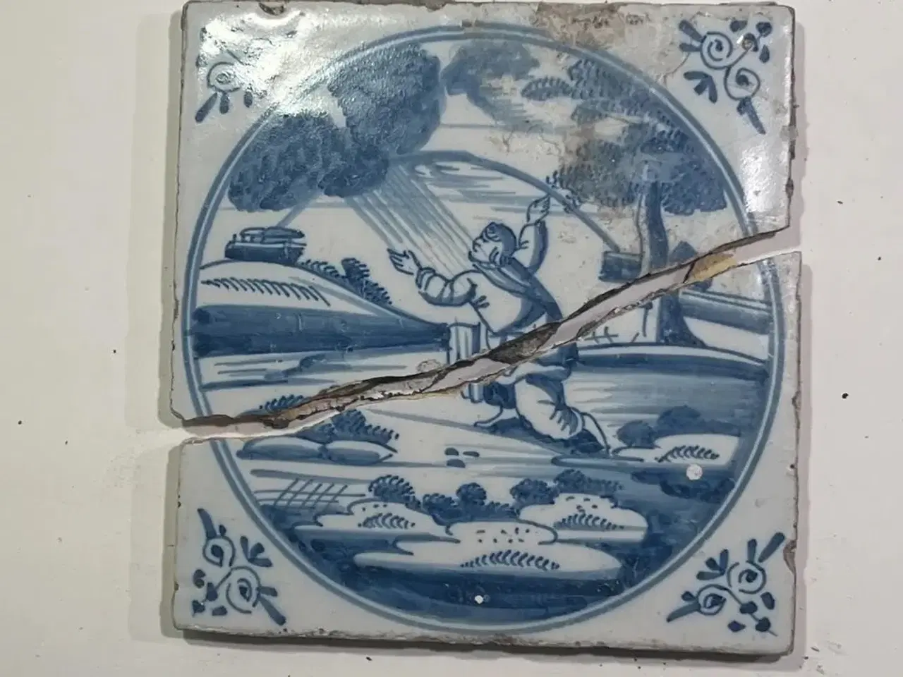 Billede 14 - Hollandske Delft klinker med religiøse motiver