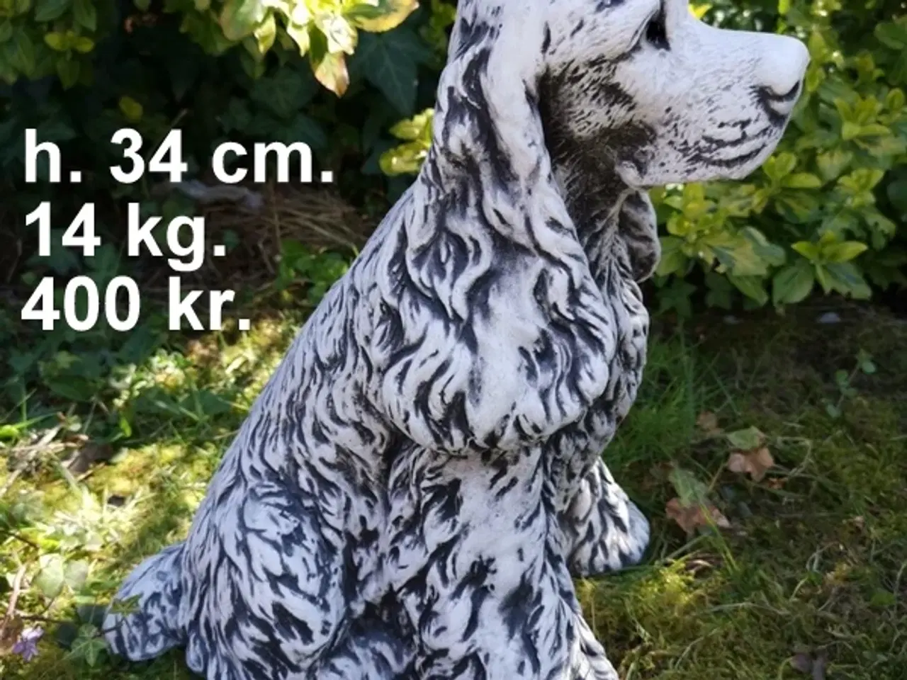 Billede 15 - HAVEFIGUR Smukke betonhunde – forskellige racer 🐾