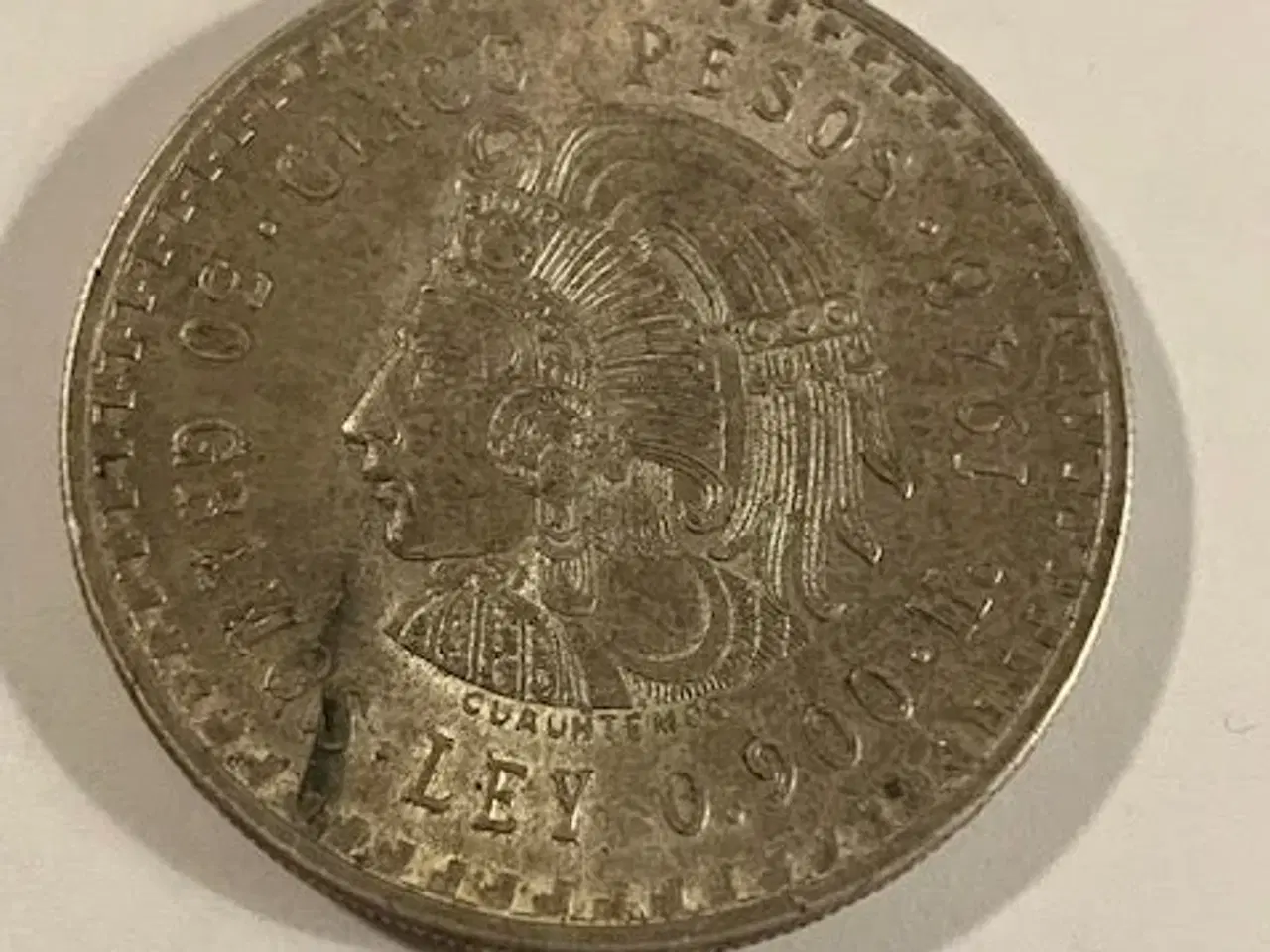 Billede 1 - 5 Pesos 1948 Mexico