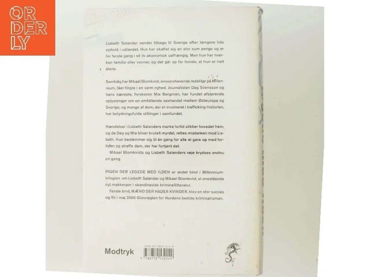 Billede 3 - Pigen Der Legede Med Ilden af Larsson, Stieg (Bog)