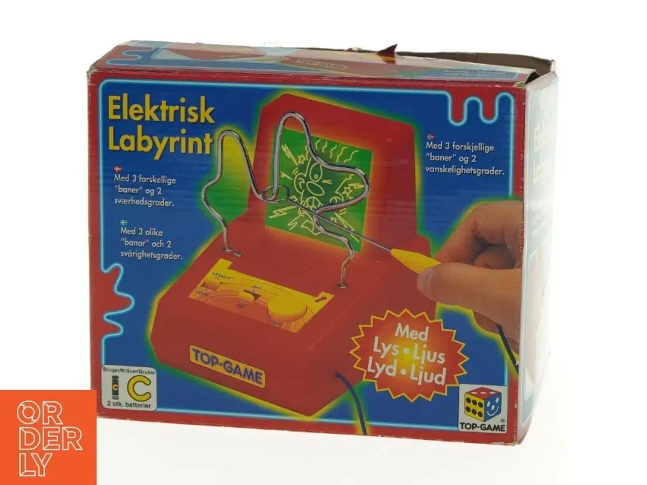 Billede 1 - Elektrisk Labyrint Spil fra Top Game (str. 22 x 16 x 18 cm. 22 x 16 x 18)