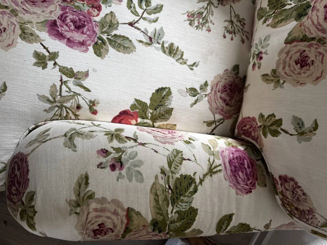 Billede 6 - Chaiselong med fint blomstermønster
