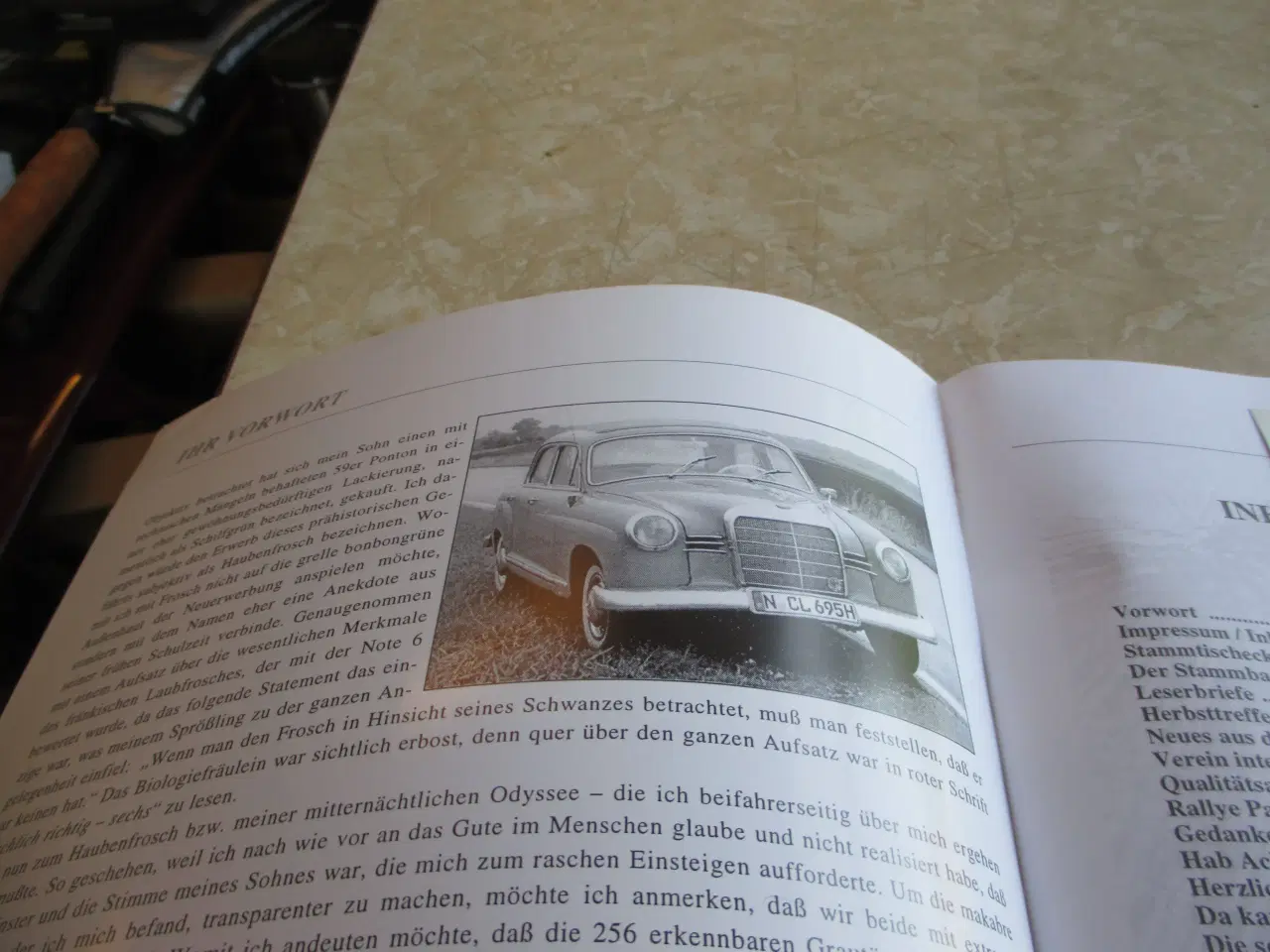 Billede 2 - Bog   Mercedes  gamle modeller  
