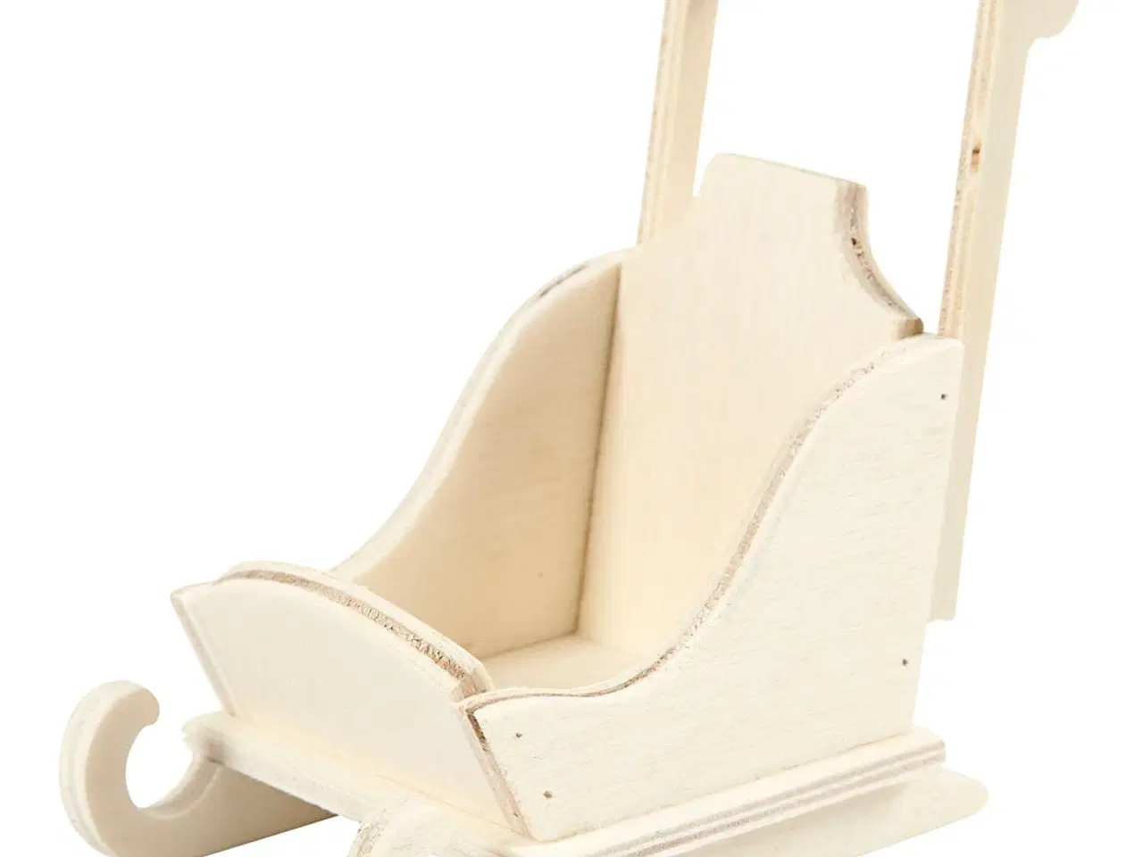 Billede 1 - Lille Træslæde til Leg - 8x5x9 cm