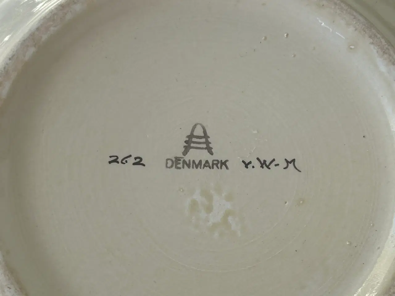 Billede 1 - Vintage Aluminia skål – dekoreret stentøj (model 2