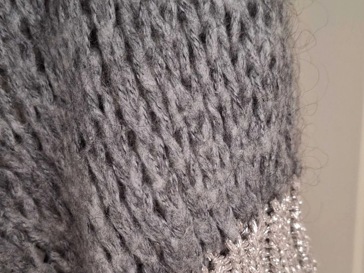 Billede 3 - Black Colour lang strik cardigan med uld