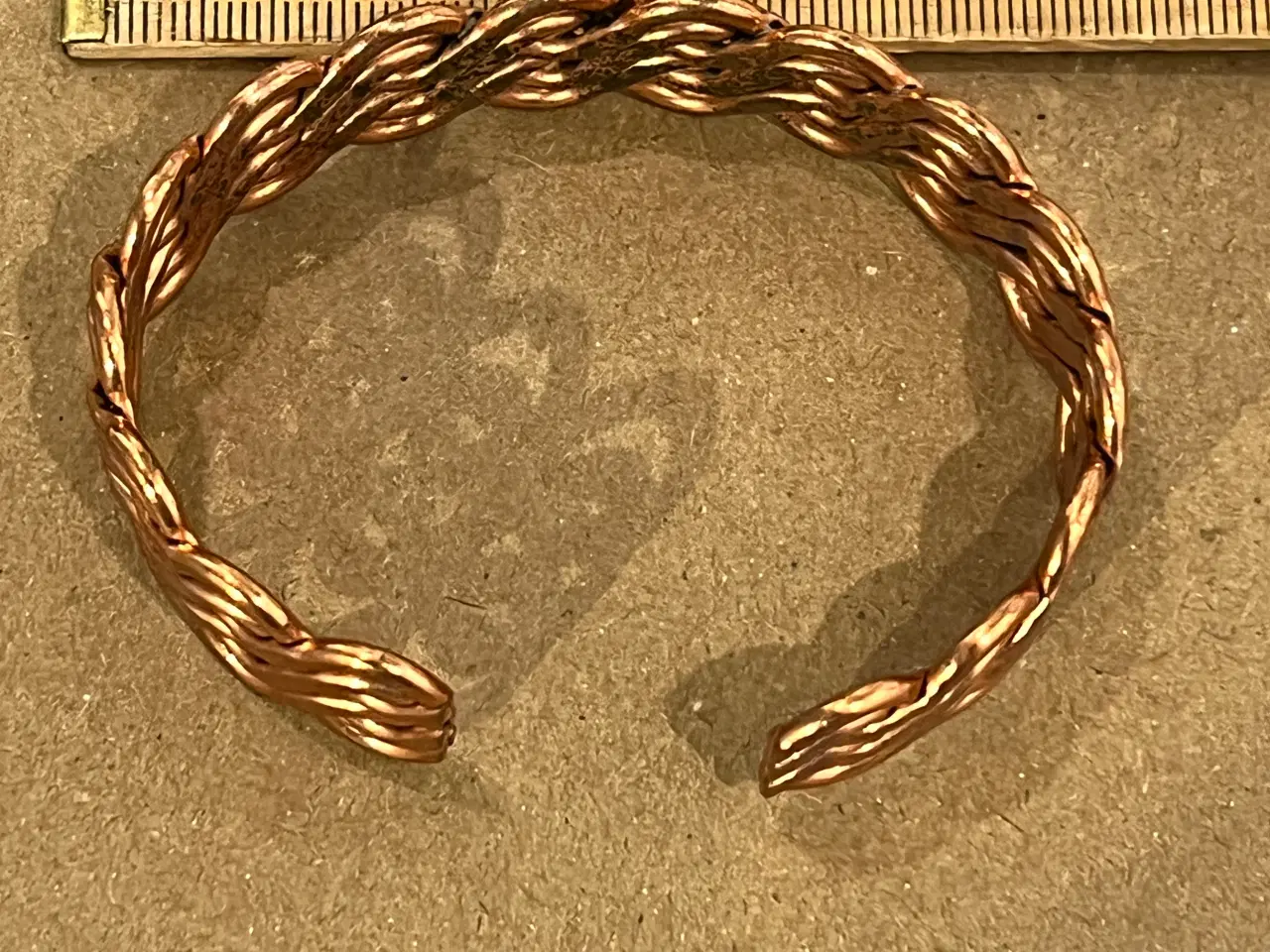 Billede 3 - Kobber armbånd  kan justeres