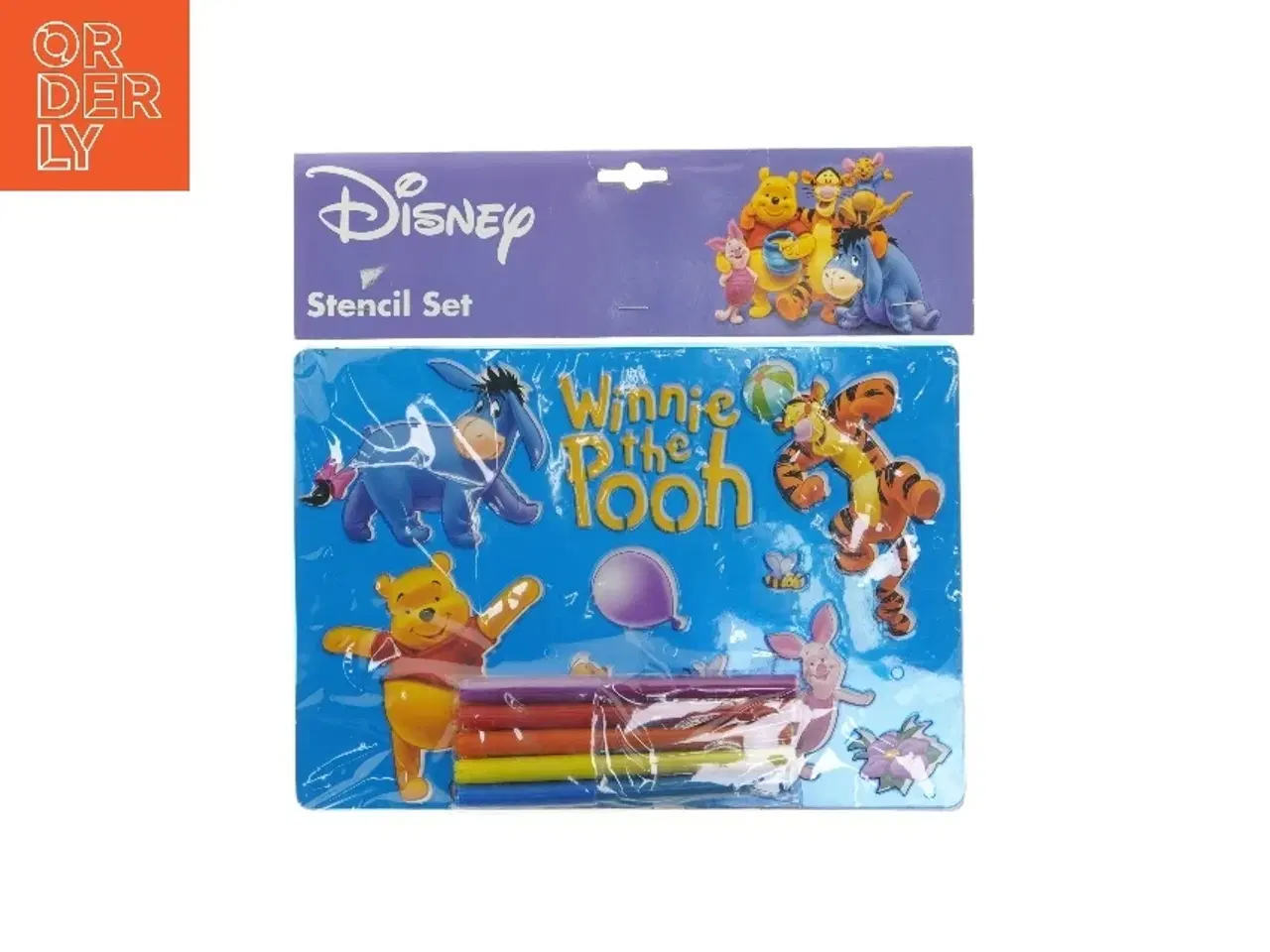 Billede 1 - Peter Plys skabelonsæt fra Disney (str. 27 x 27 cm)