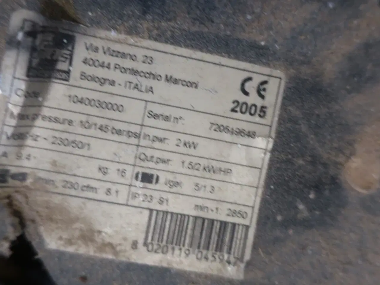 Billede 6 - Konpresor UNIMERCO 6/21 S