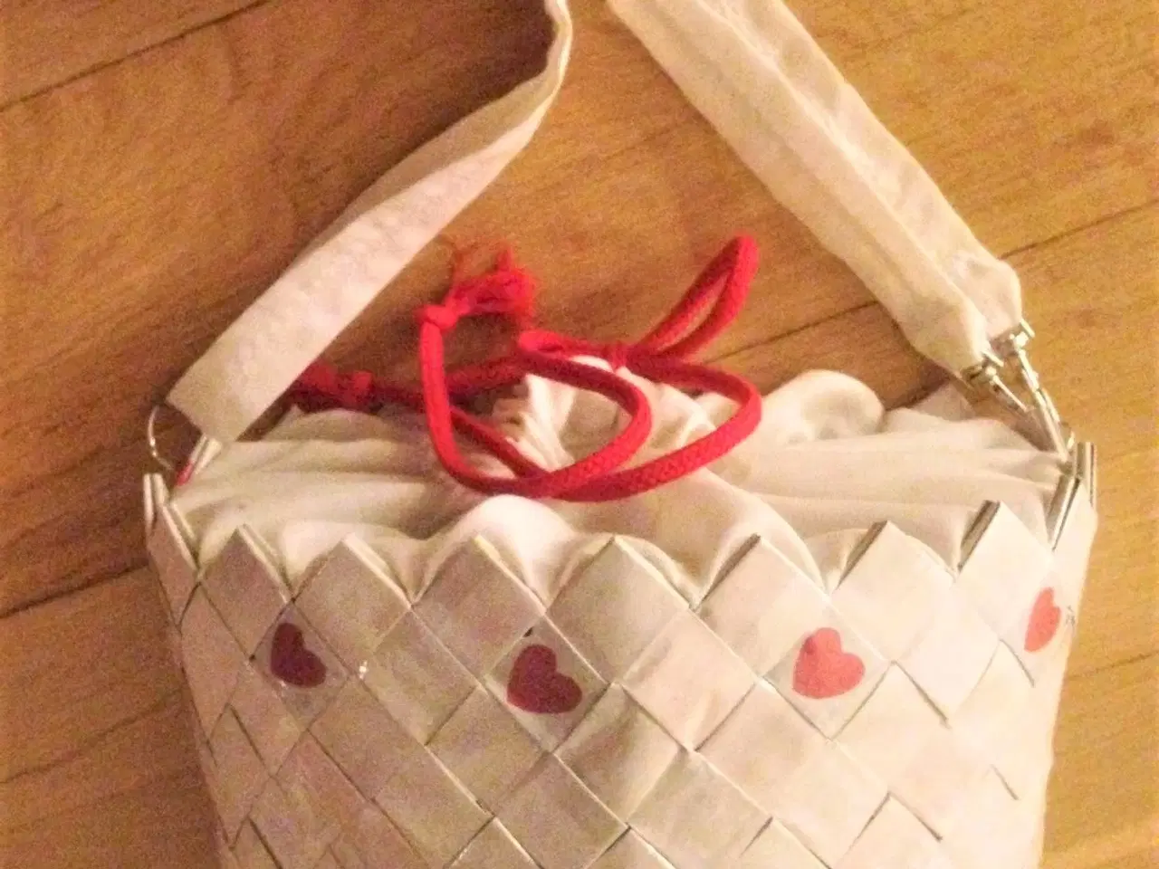 Billede 12 - Håndlavet hjertetaske - valentinsgave til kæresten