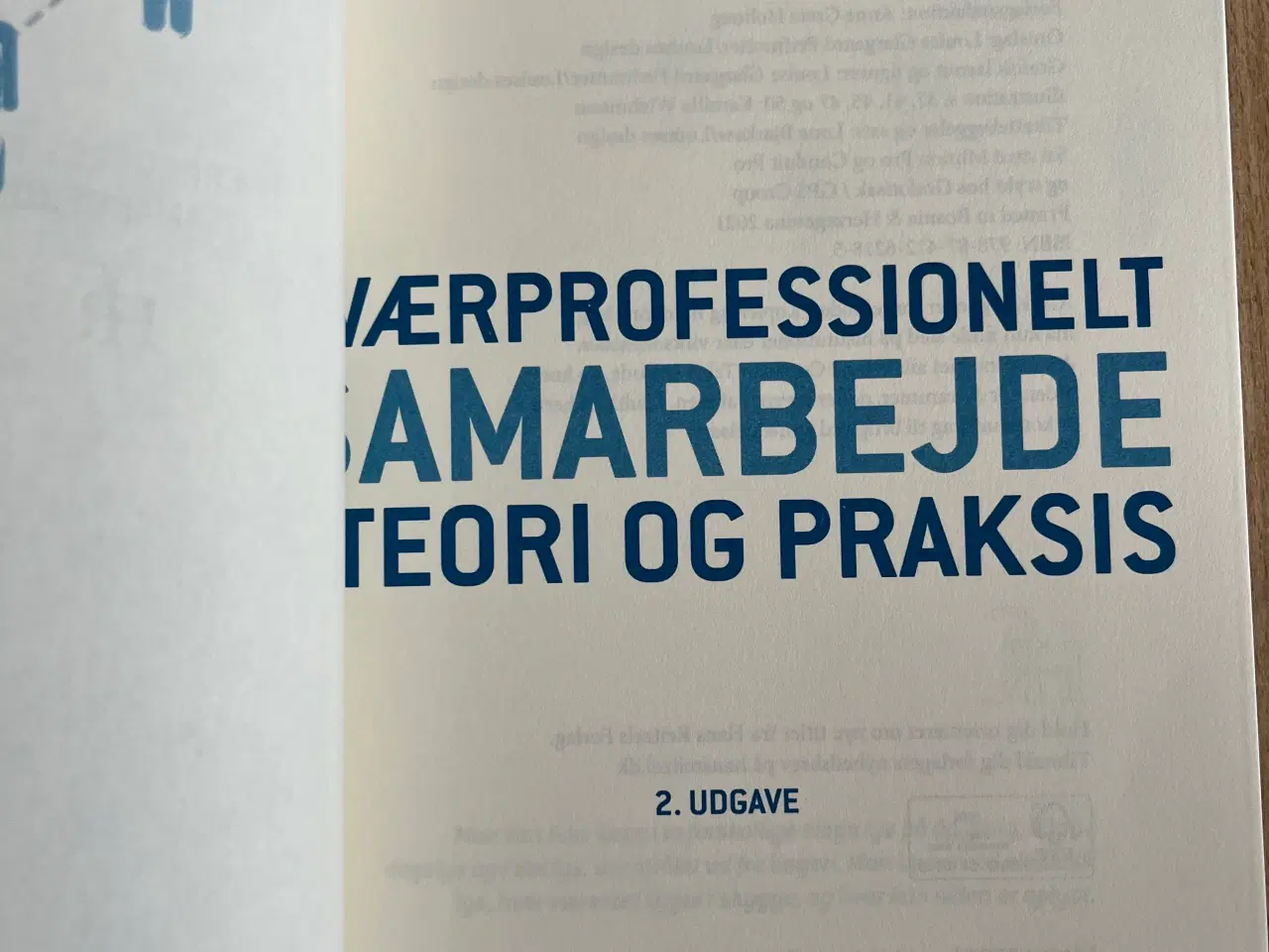 Billede 2 - Tværprofessionelt Samarbejde, i teori og praksis