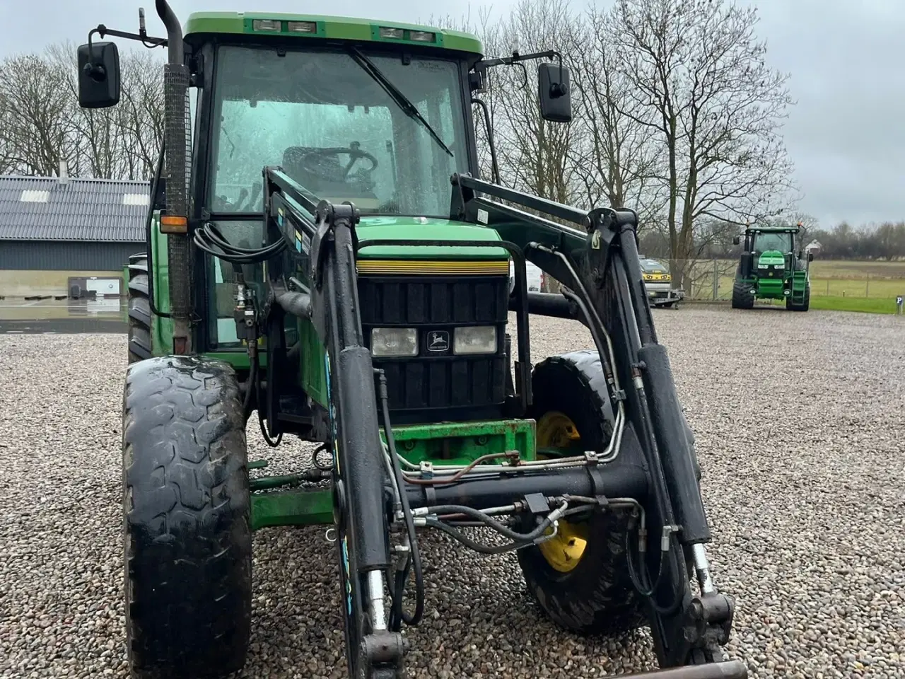 Billede 9 - John Deere 6100 Med frontlæsser