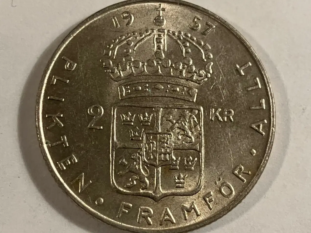 Billede 1 - 2 Kronor Sweden 1957