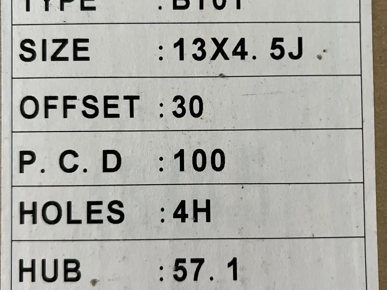 Billede 3 - Trailerfælg