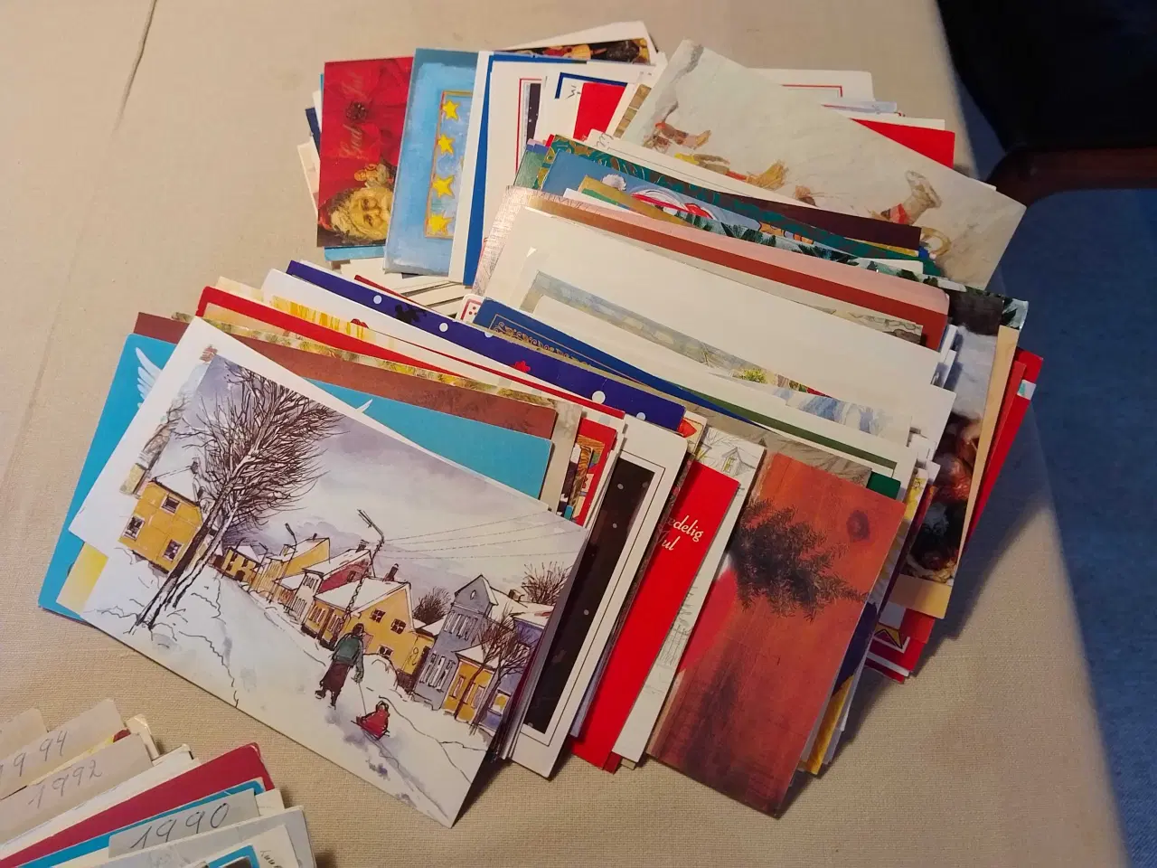 Billede 6 - 630 Julekort lot