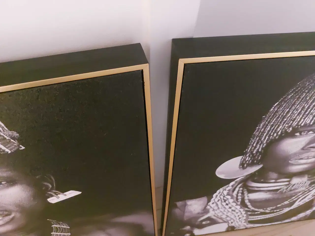 Billede 4 - 2 billeder med afrikanske portrætter