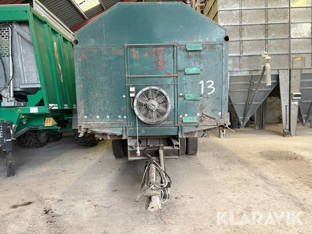 Billede 2 - Kornvogn forvogn og kærrer