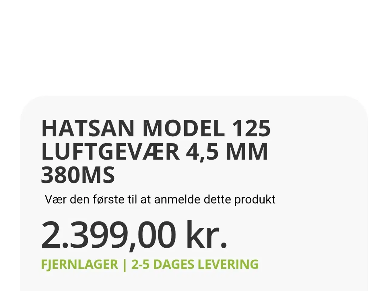 Billede 4 - Hatsan. Mod. 125.  (380 - 420ms)