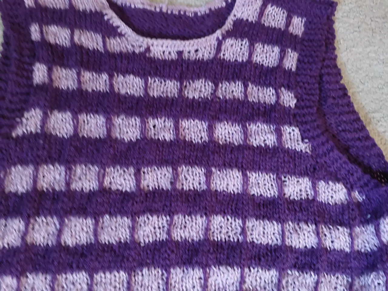 Billede 5 - Vest håndstrik str. XL