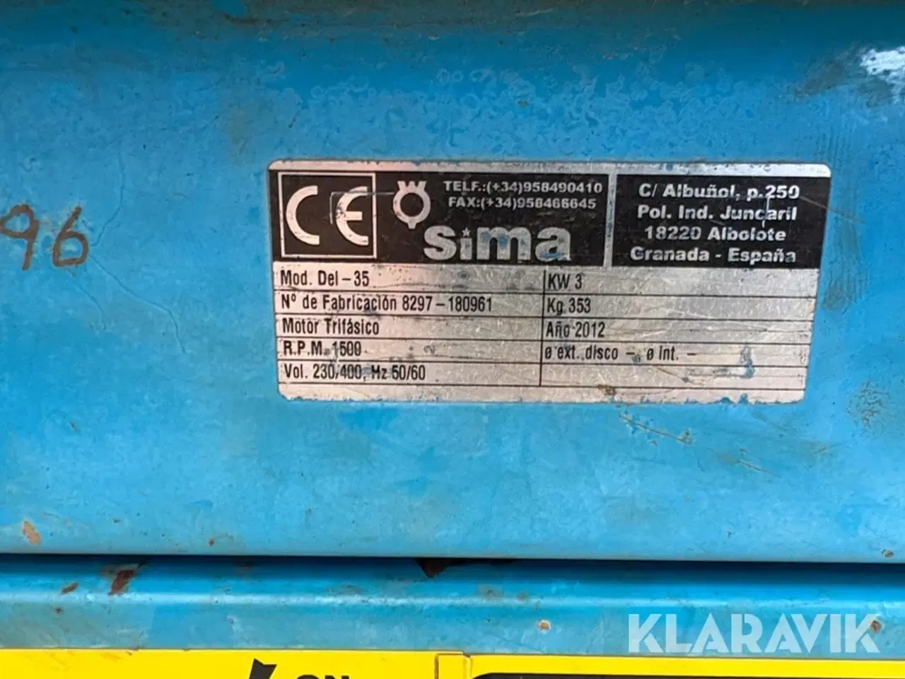 Billede 5 - Bukkemaskine Sima Del 35