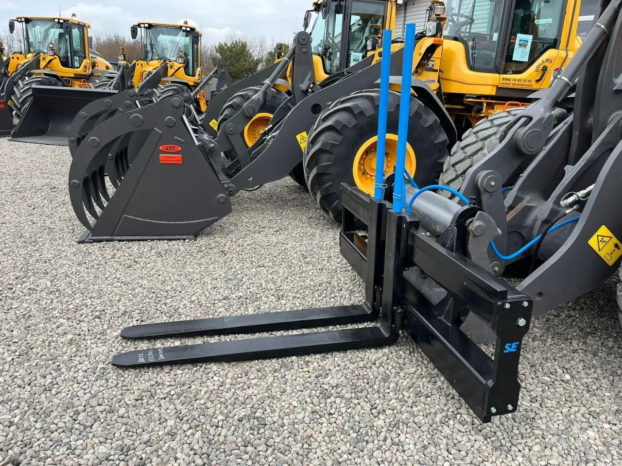 Billede 2 - Volvo Pallegafler SE  10 ton med Volvo-skifte Hydraulisk gaffelflyt og 2,2m slæde