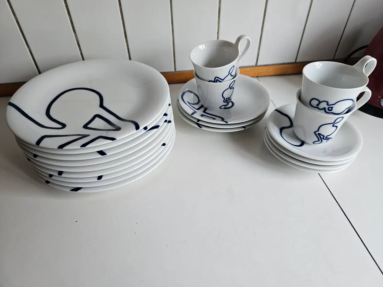 Billede 1 - Musica stel, kongeligt porcelæn