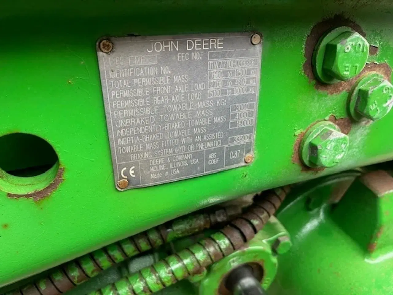 Billede 8 - John Deere 7710 TLS  AFF. FORAKSEL, POWER QUARD GEAR