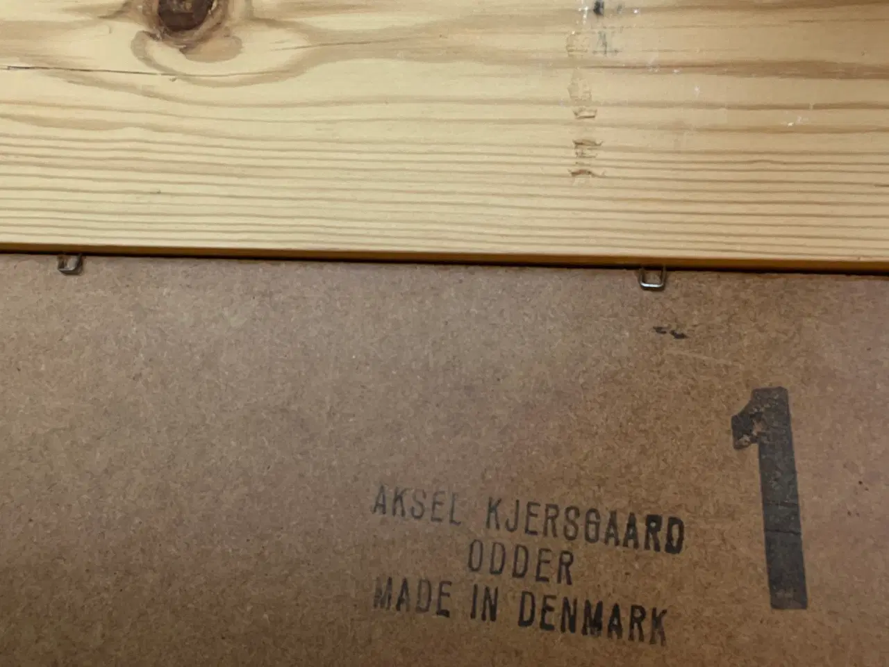 Billede 4 - Spejl Aksel Kjersgaard fyrretræ