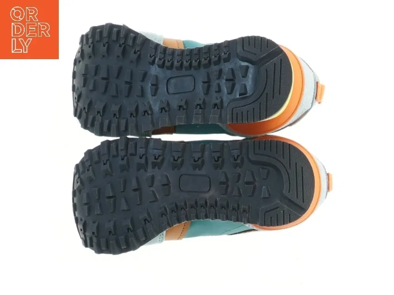 Billede 3 - Børnesko i blå og brun fra Ortholite (str. 28 )